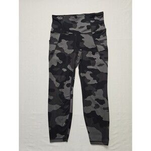 All In Motion Girl's Grey Camo Leggings XXL